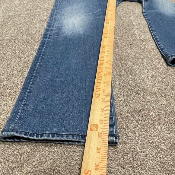 AG Adriano Goldschmied Mens the graduate tailored leg jeans sz 32x28 blue jeans - Picture 5 of 12